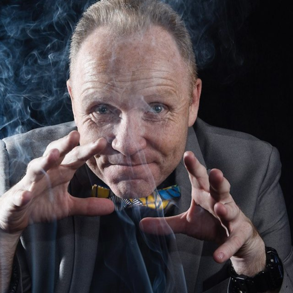 Andre the Hilarious Hypnotist on stage