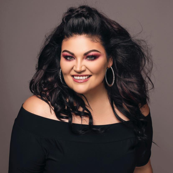 Corlea Botha vocalist performing at formal gala